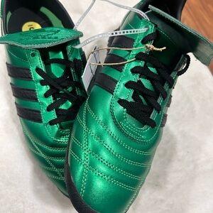 Adidas Emerald Green and Black Cleats
